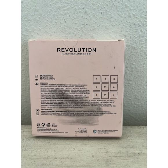 Friends x Revolution "Rachel" Eye Shadow Palette 9 Colors New With Box - Picture 4 of 6